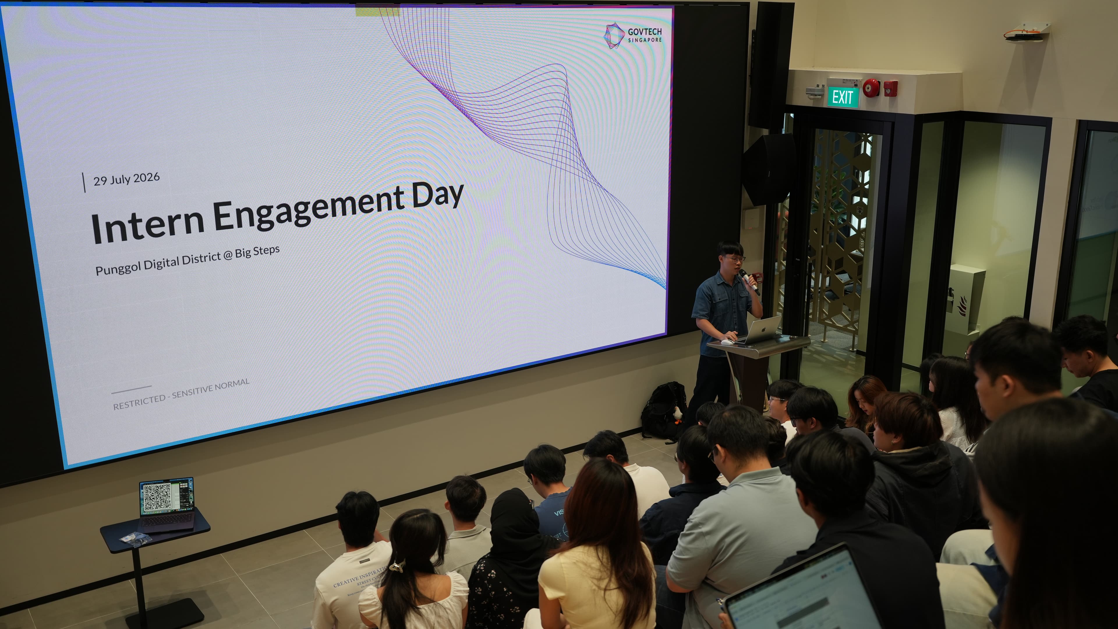 Intern Engagement Day presentation at GovTech